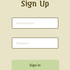mobile sign up
